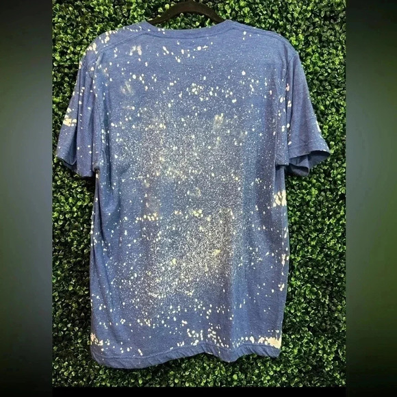 Red White and Boozy bleach washed Tee - Large - Picture 3 of 5